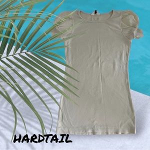 🪻HARDTAIL HARD TAIL GIRLS KIDS SUMMER COTTON DRESS BEIGE SMALL made USA